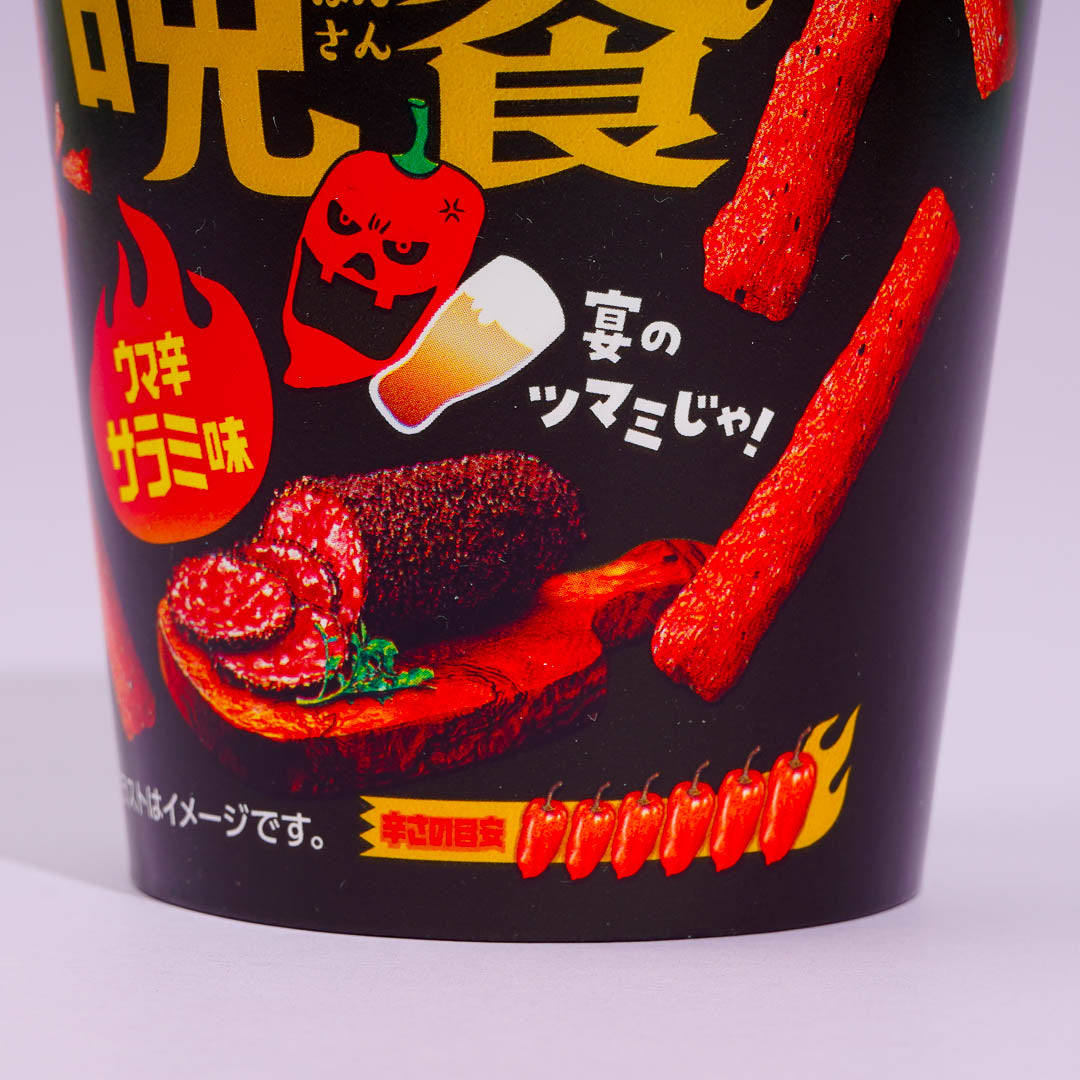 Tohato Tyrant Habanero's Dinner Corn Snack - Spicy Salami