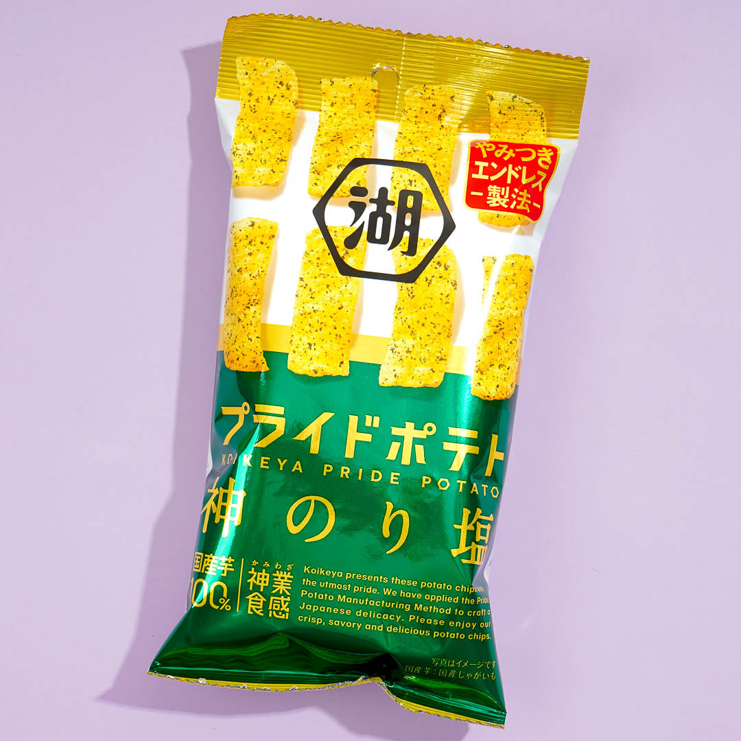Koikeya Slim Pride Potato Chips - Divine Salted Nori