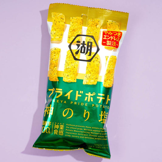 Koikeya Slim Pride Potato Chips - Divine Salted Nori
