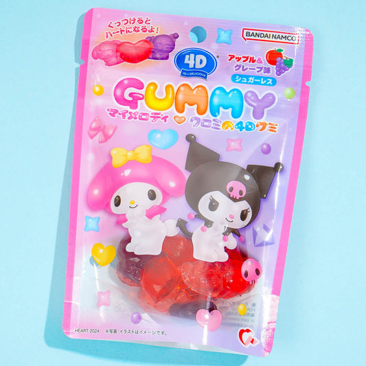 My Melody & Kuromi 4D Gummy Candy - Apple & Grape
