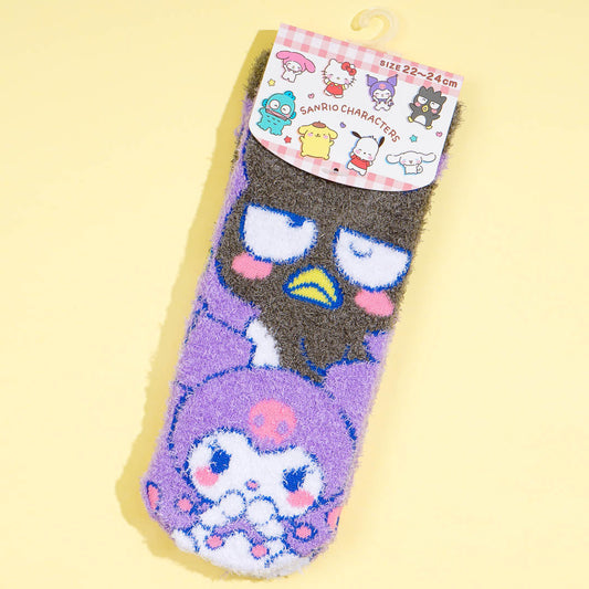 Sanrio Characters Friendship Socks - Kuromi & Badtz-Maru