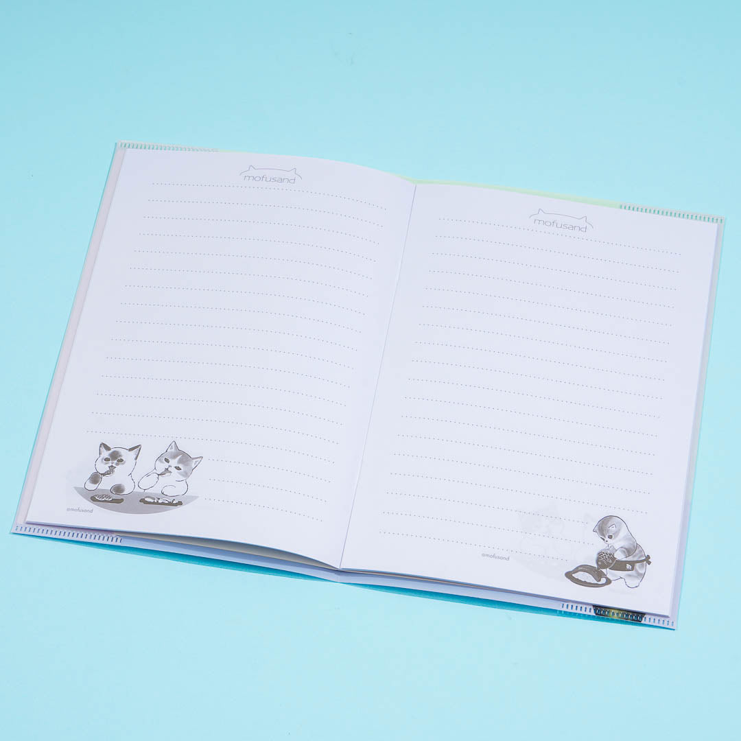 Mofusand Sushi Party A5 Notebook with Cover