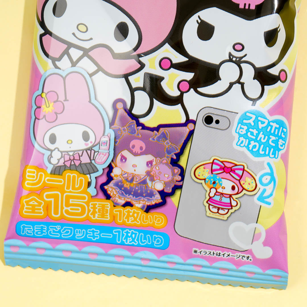 My Melody And Kuromi Egg Cookie With Sticker