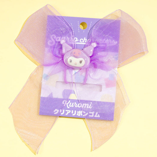 Kuromi Hair Charming Sheer Ribbon Hair Tie