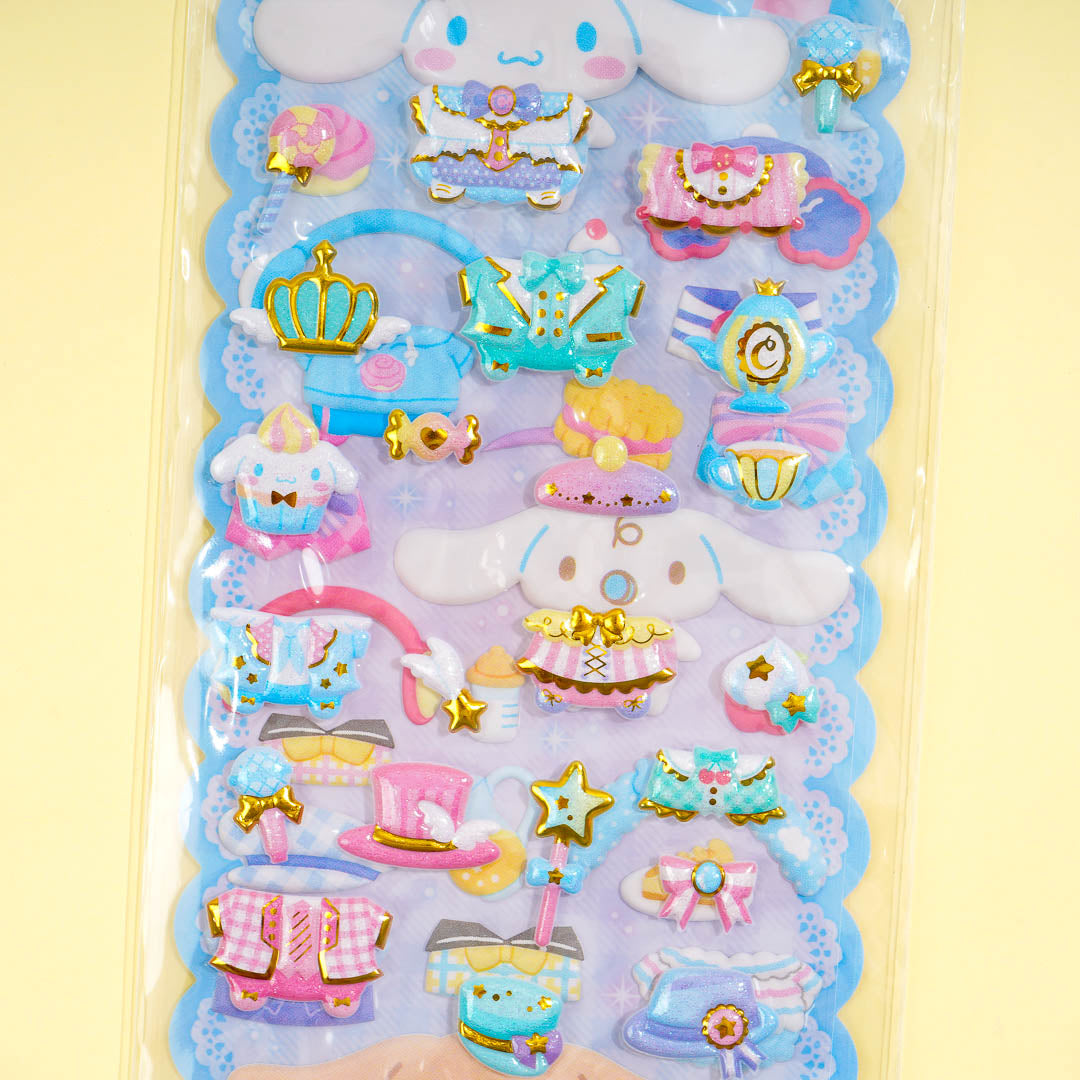 Cinnamoroll & Milk Dress-Up Puffy Stickers