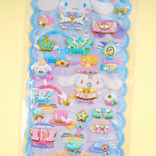 Cinnamoroll & Milk Dress-Up Puffy Stickers