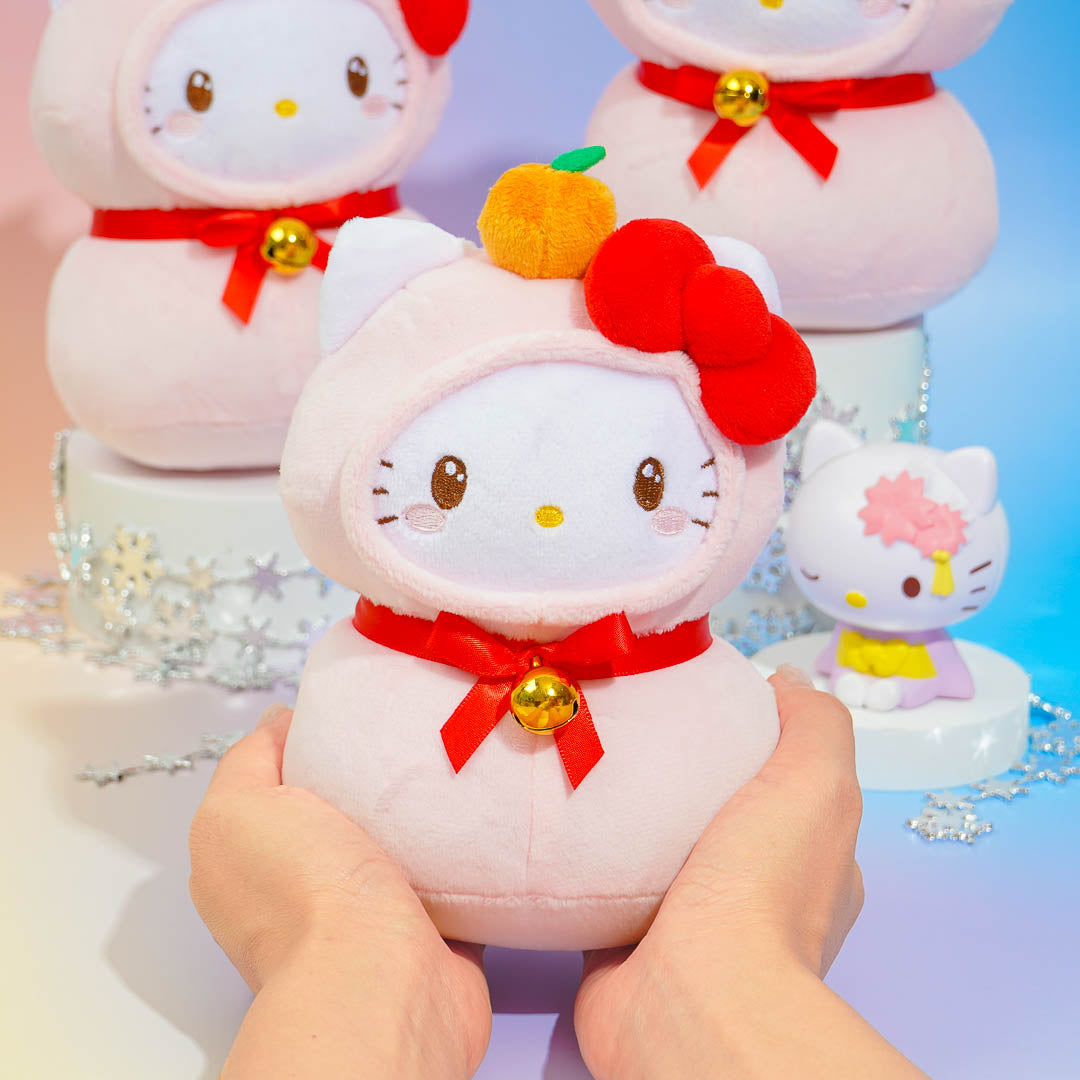 Hello Kitty Kagami Mochi Plushie - Medium