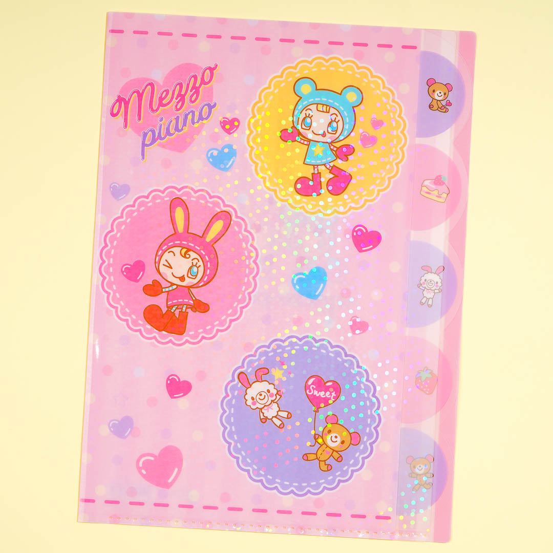 Mezzo Piano Sweet Hearts Clear File