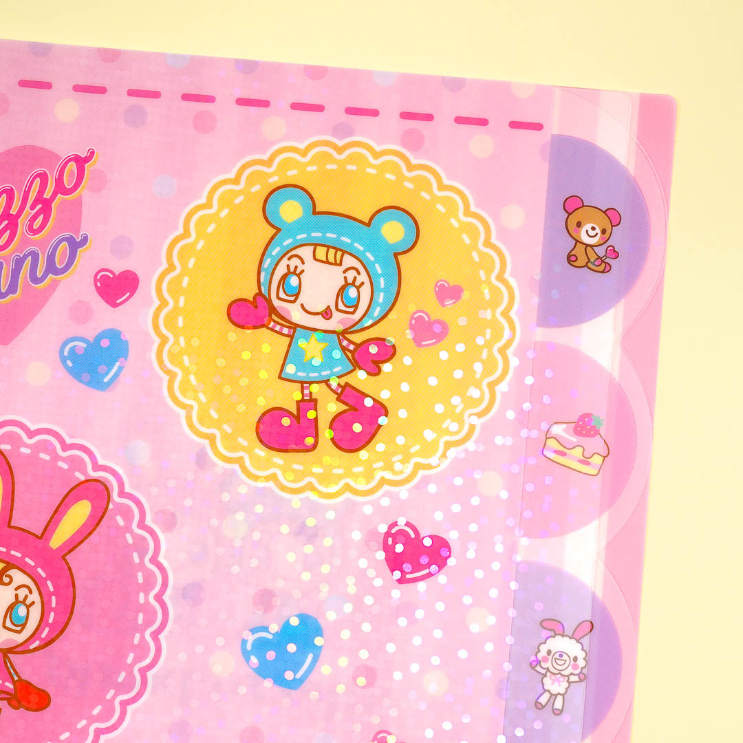 Mezzo Piano Sweet Hearts Clear File