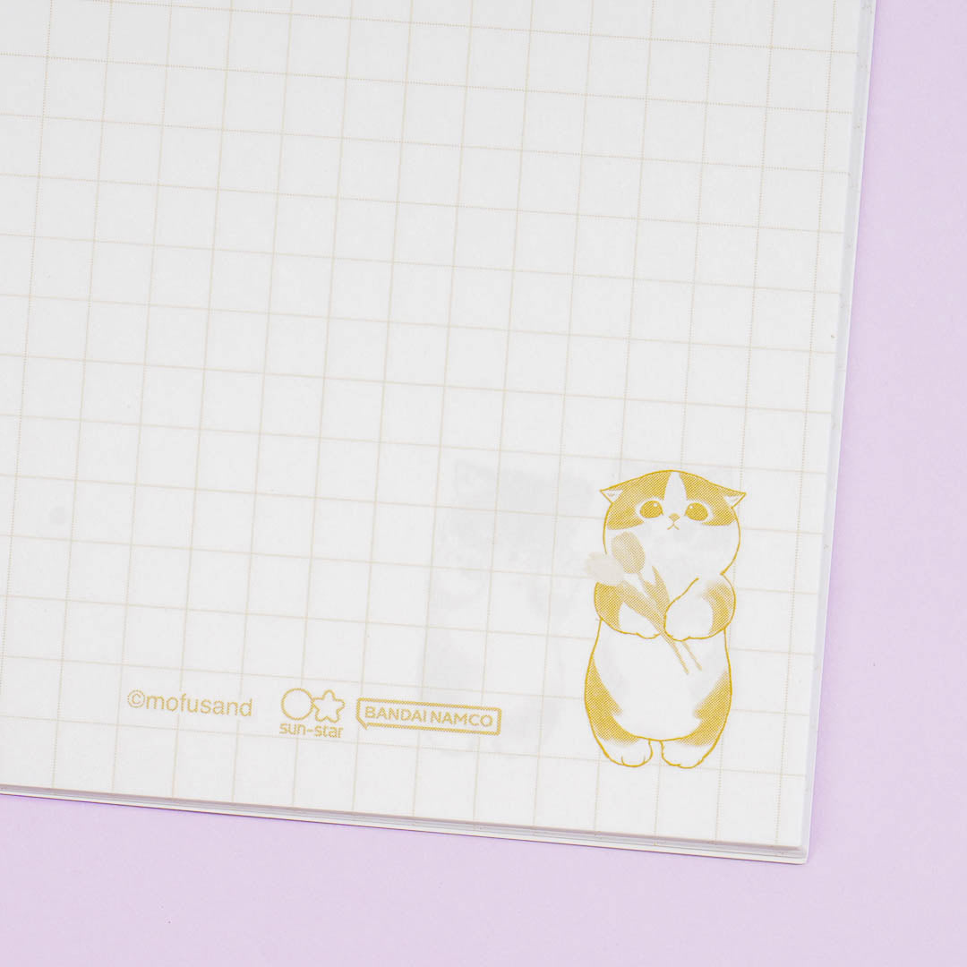Mofusand Tulip Garden A5 Grid Notebook