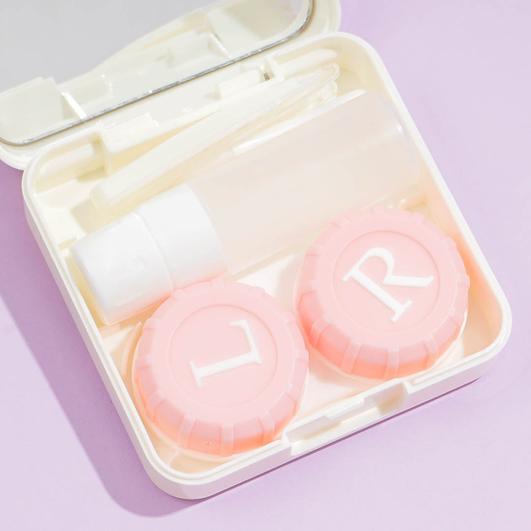 Kuromi Sweet Lolita Contact Case Set