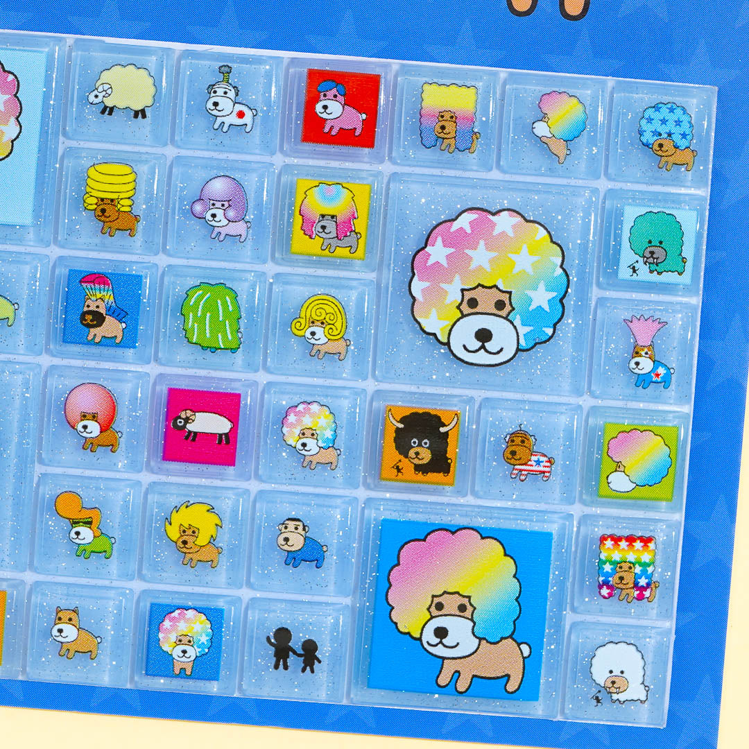 Afro Ken Tile Stickers