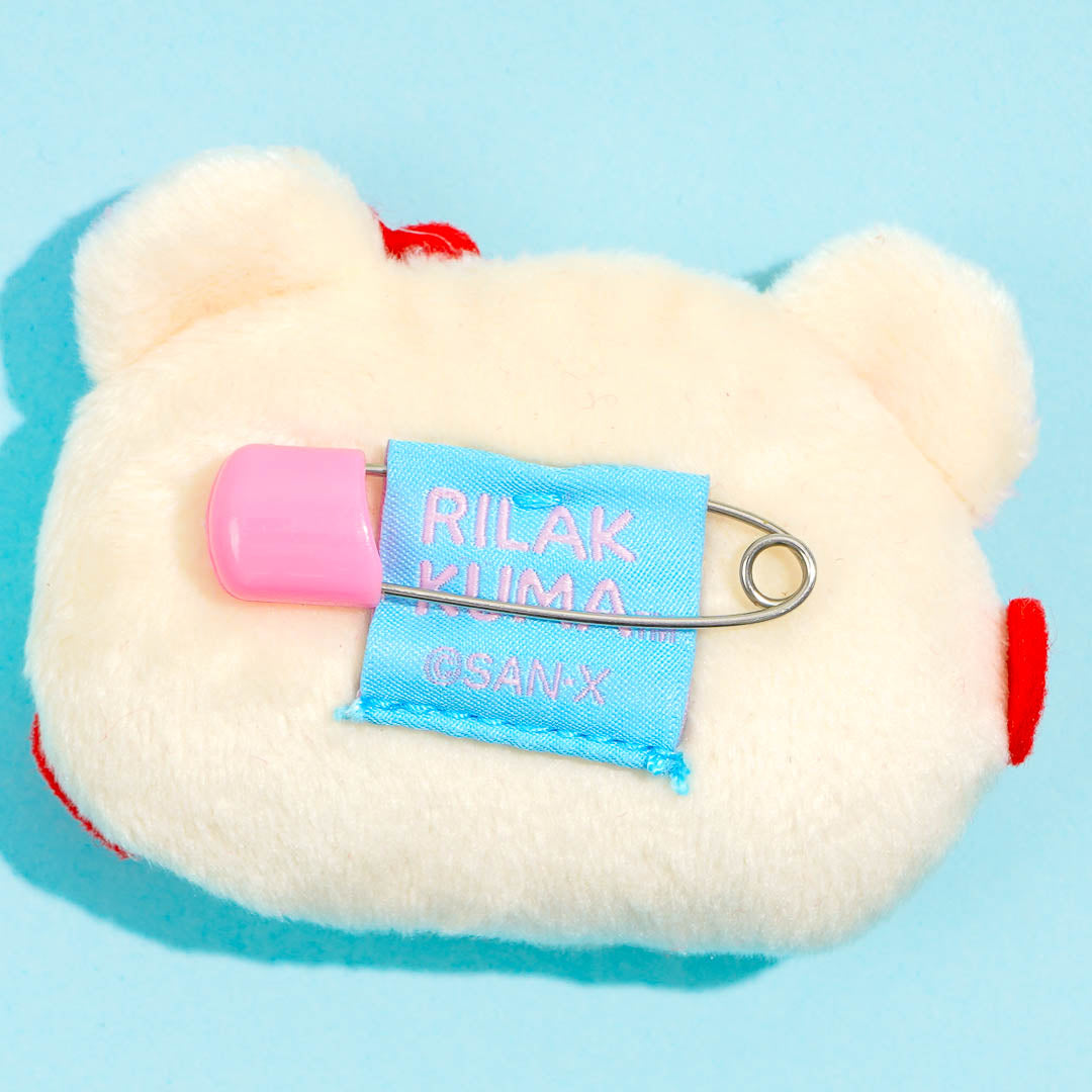 Korilakkuma Love Emoji Plush Badge