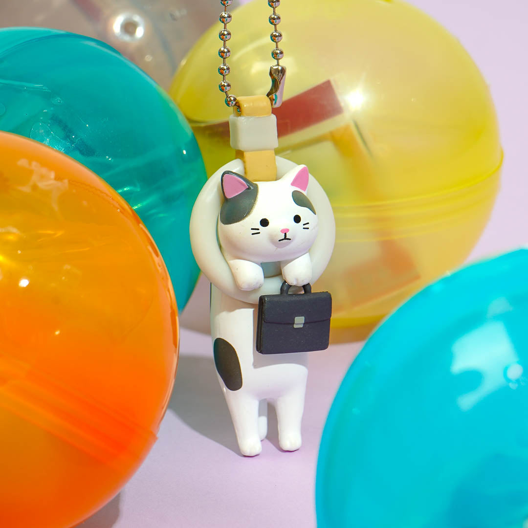 Commuting Cat Charm Gachapon
