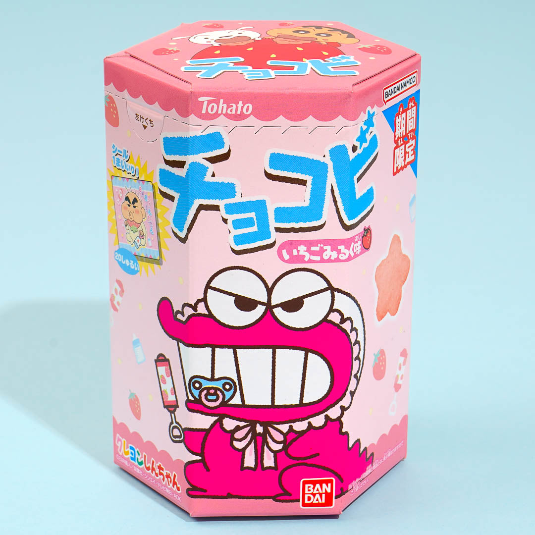 Crayon Shin-Chan Chocobi Corn Snacks - Strawberry Milk