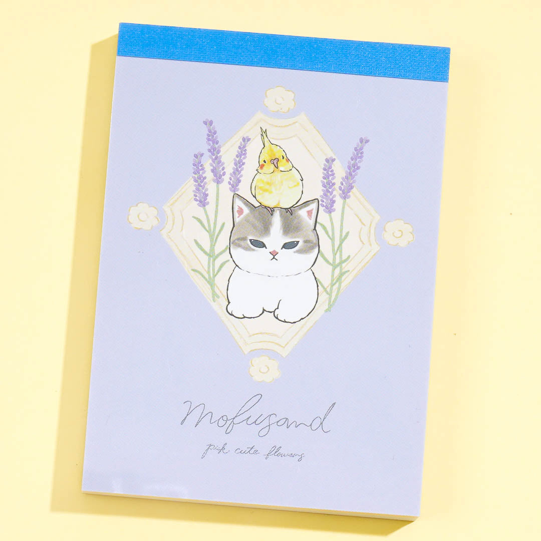 Mofusand Flowery Mini Memo Pad