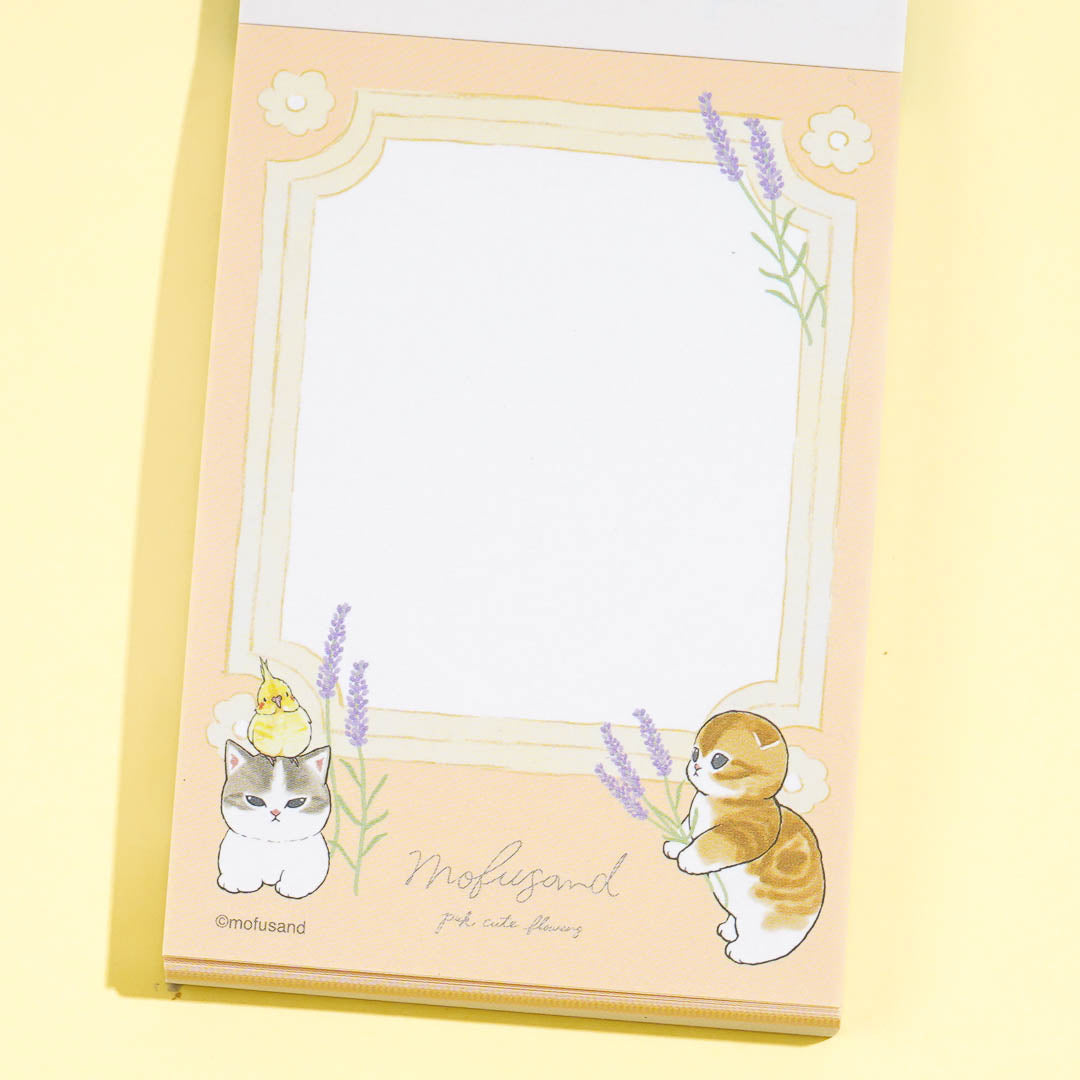 Mofusand Flowery Mini Memo Pad