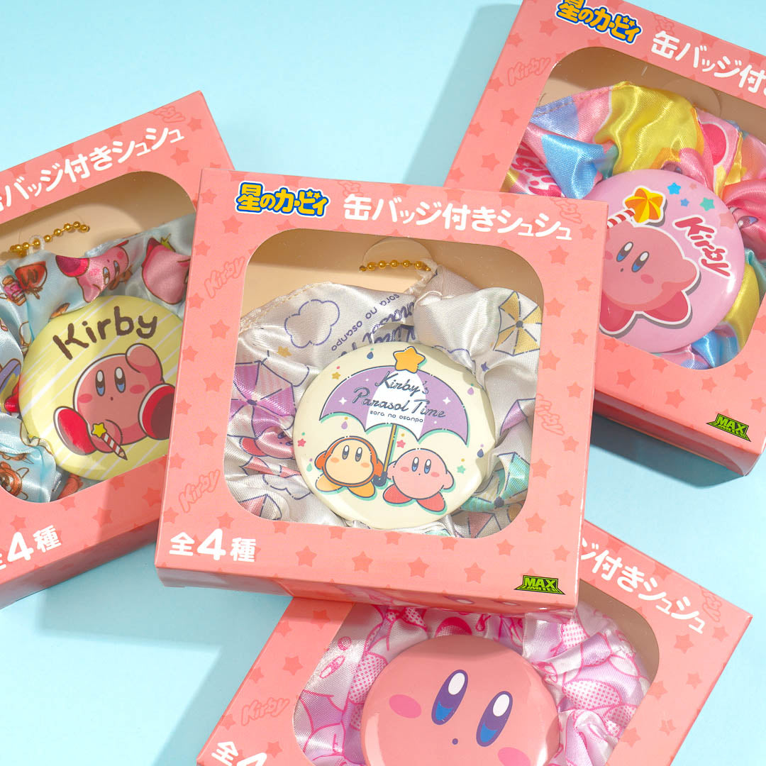 Kirby Of The Stars Scrunchie With Badge