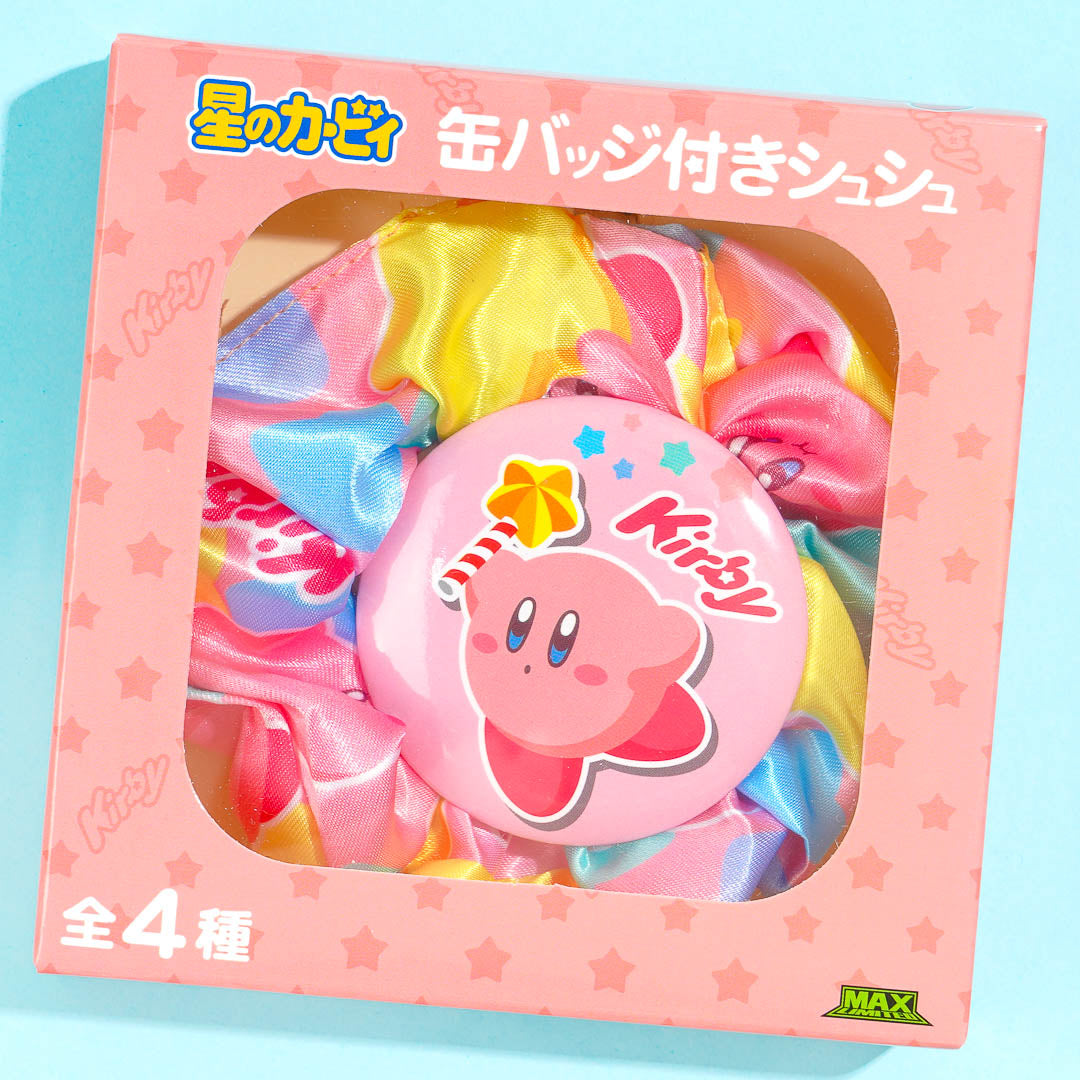 Kirby Of The Stars Scrunchie With Badge