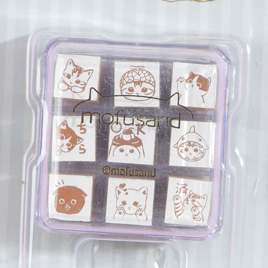 Mofusand Shark Check Stamp Set
