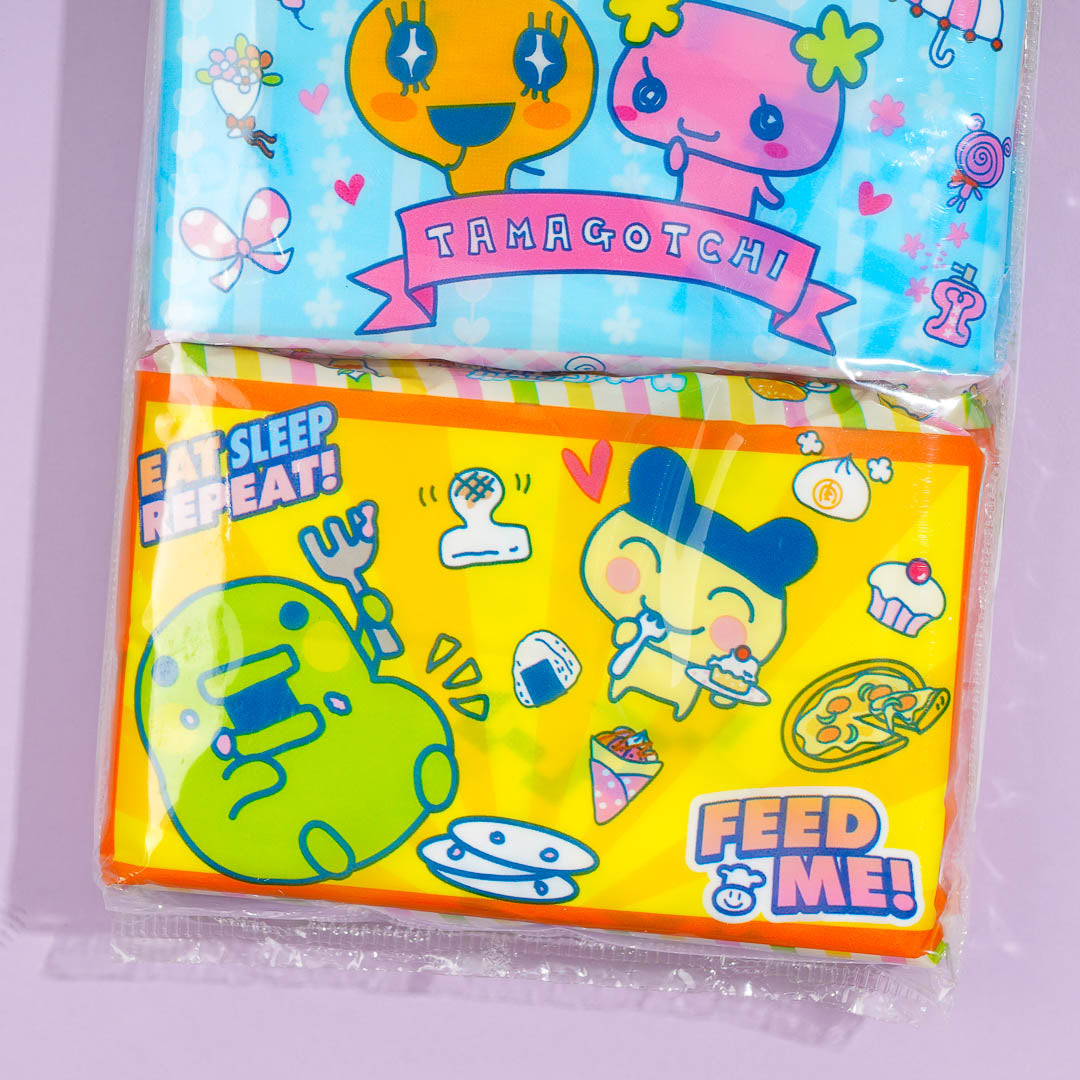 Tamagotchi Flushable Printed Tissue Packs