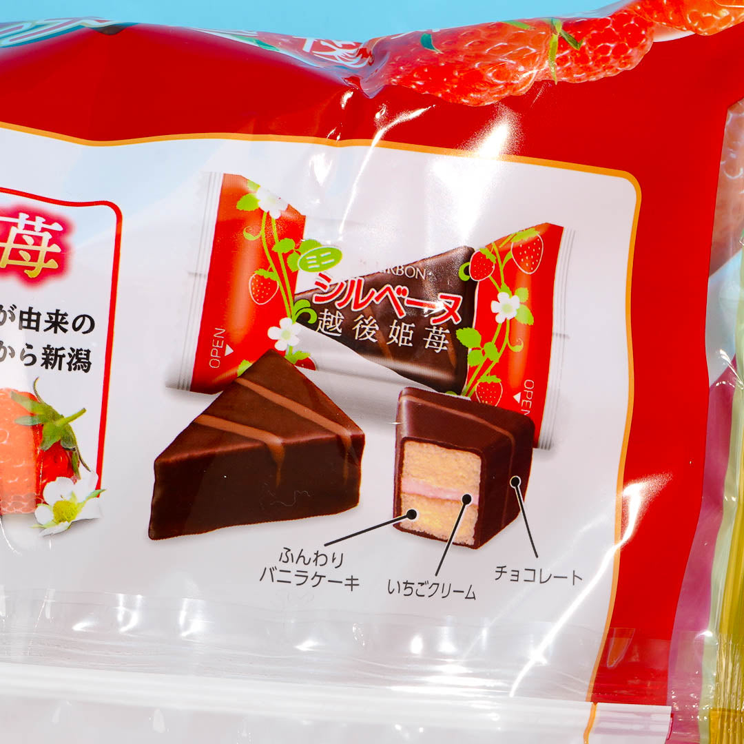 Bourbon Mini Sylvaine Strawberry Choco Cake - 13 pcs