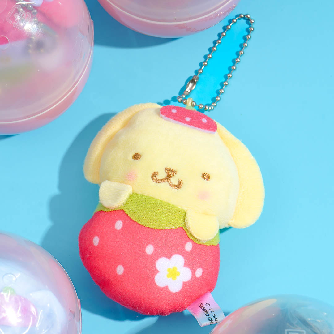 Sanrio Characters Okurumi Strawberry Charm Gachapon
