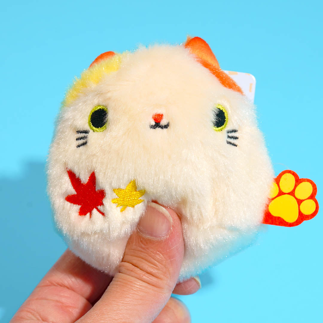 Neko Dango Flower Plushie - Maple Leaf / Mini