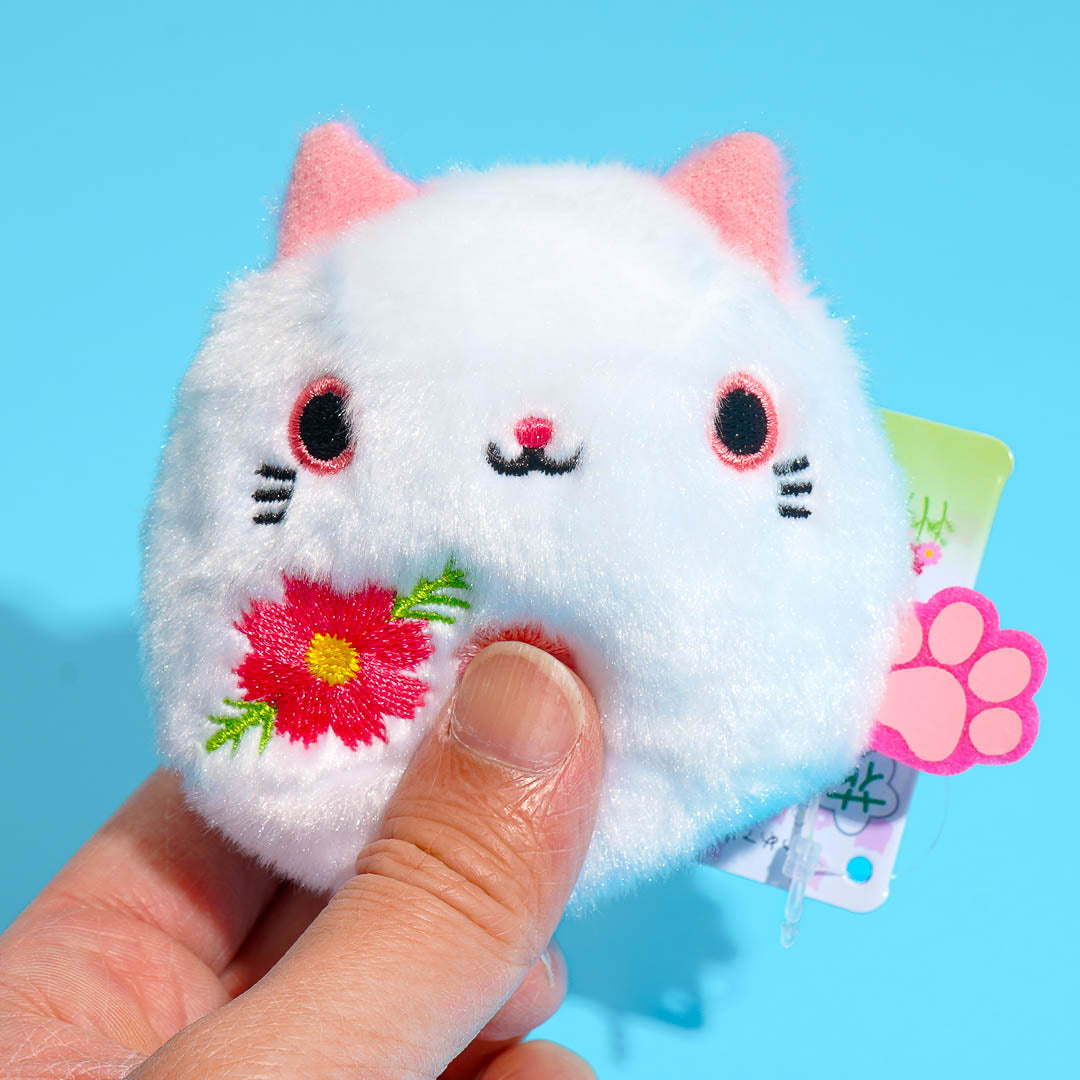 Neko Dango Flower Plushie - Cosmos / Mini
