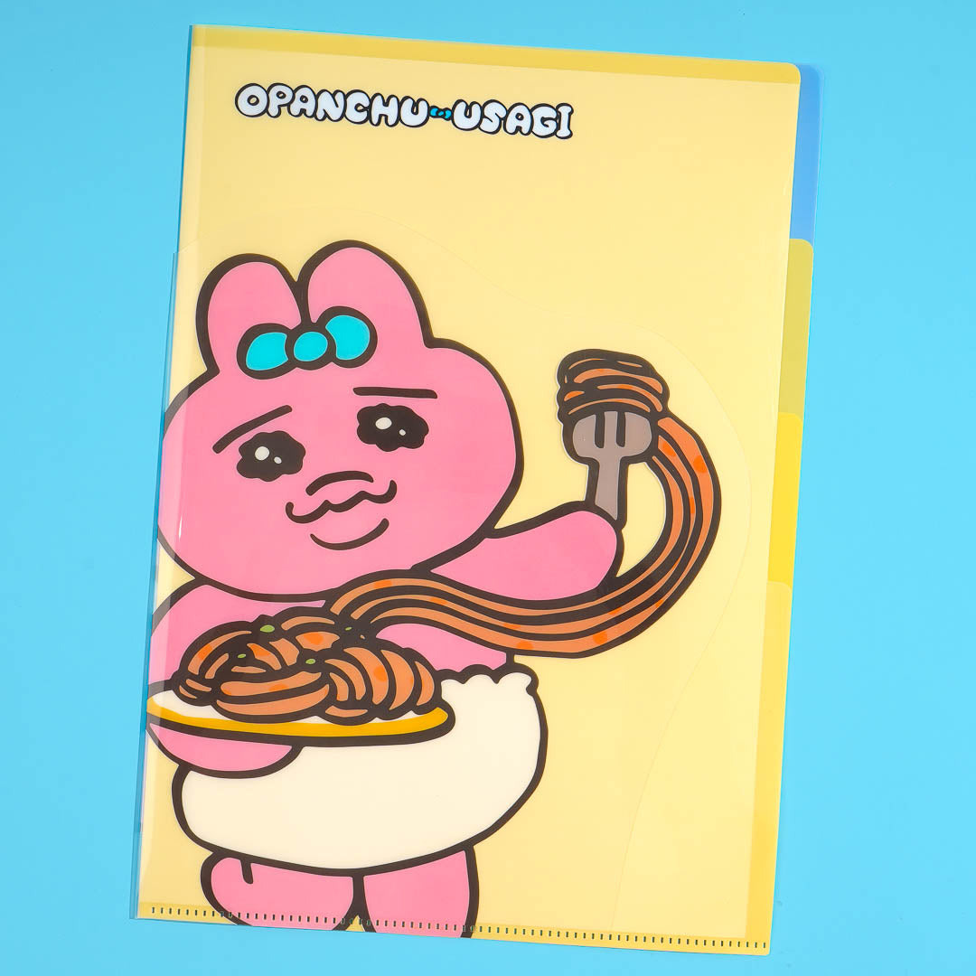 Opanchu Usagi Spaghetti Multi-Pocket A4 Clear File