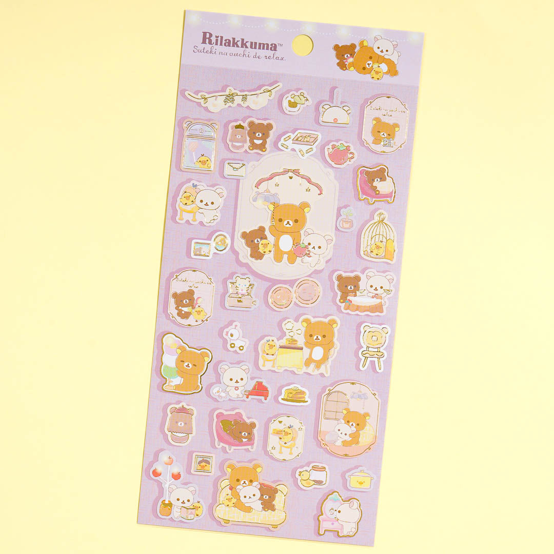 Rilakkuma Wonderful House Stickers