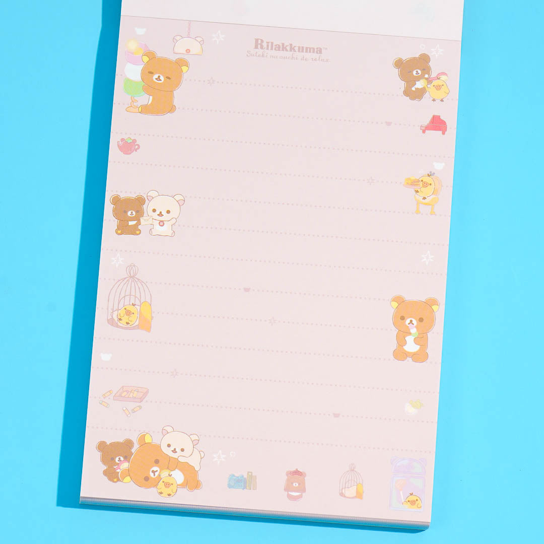 Rilakkuma Suteki Slumber Party Memo Pad