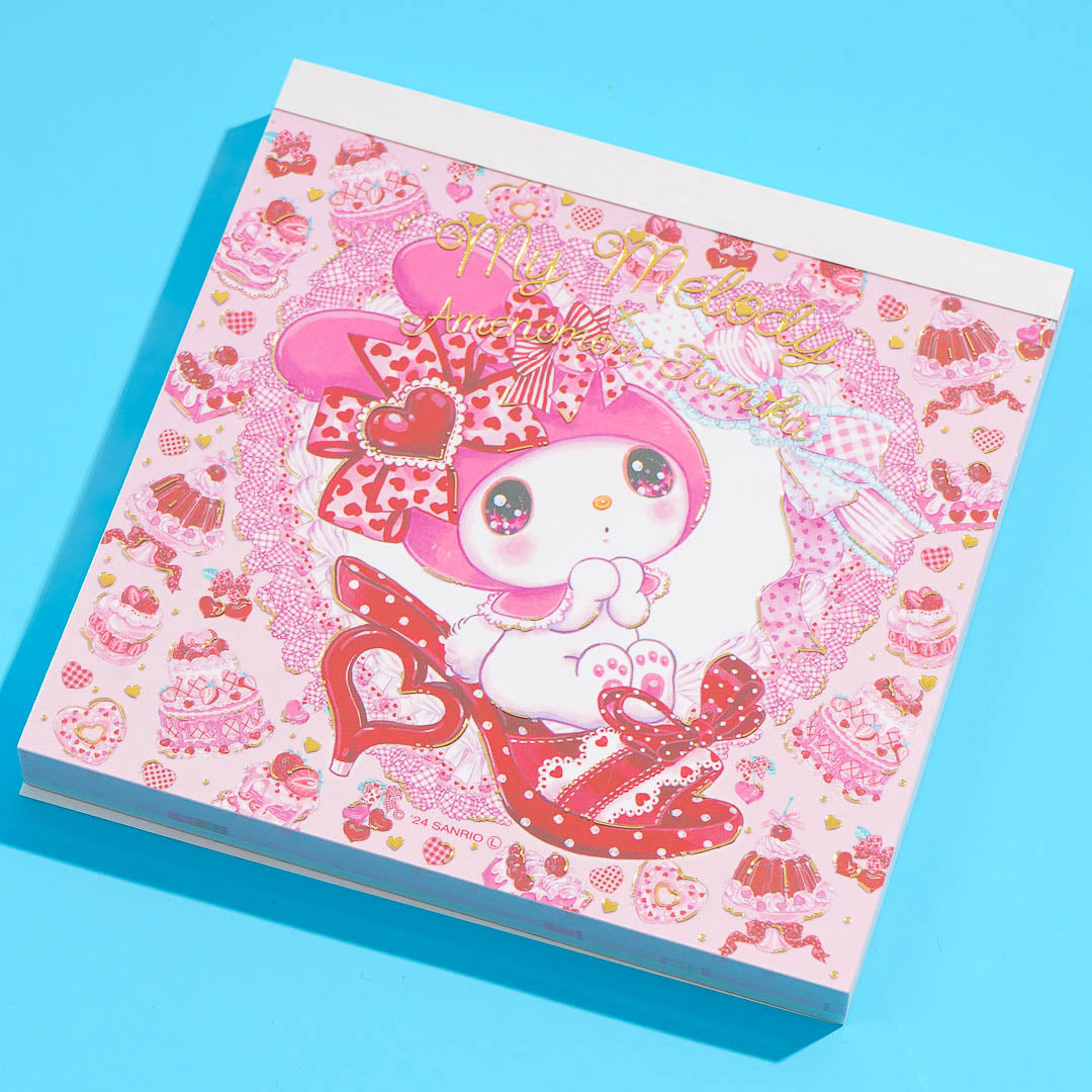 My Melody x Amenomori Fumika Sweet Lolita Memo Pad
