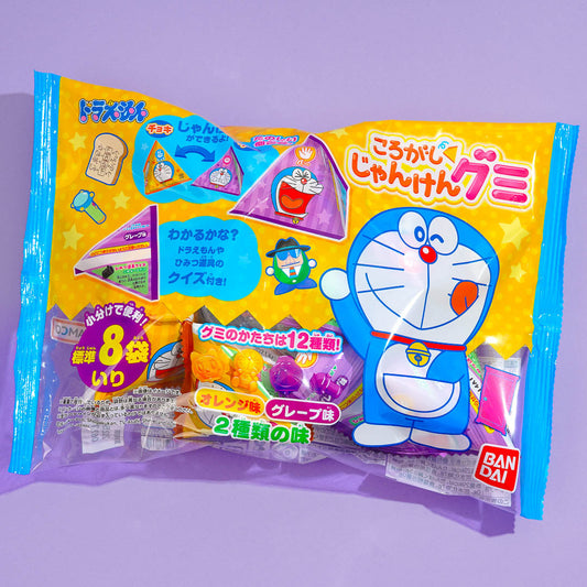 Doraemon Rolling Rock Paper Scissors Gummy