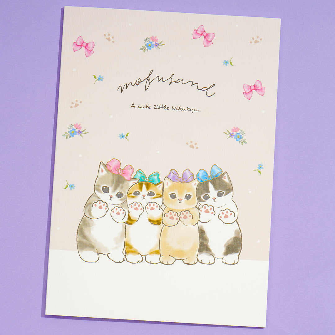 Mofusand Ribbon Kitty Notebook
