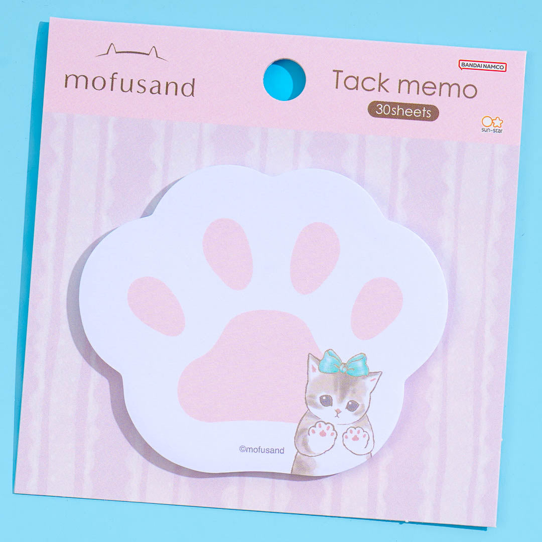 Mofusand Kitty Paw Die-cut Sticky Notes
