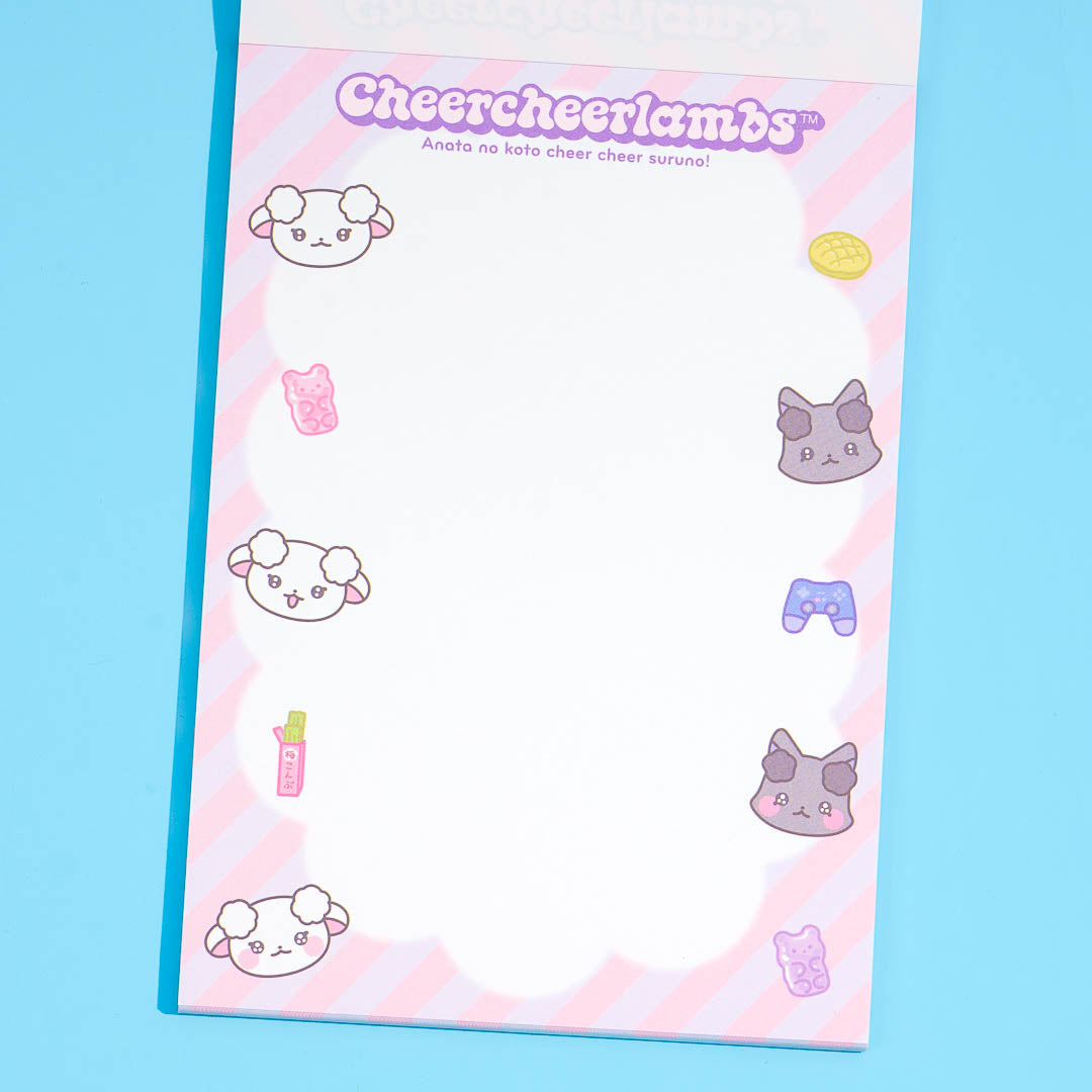 Cheer Cheer Lambs Debut Memo Pad