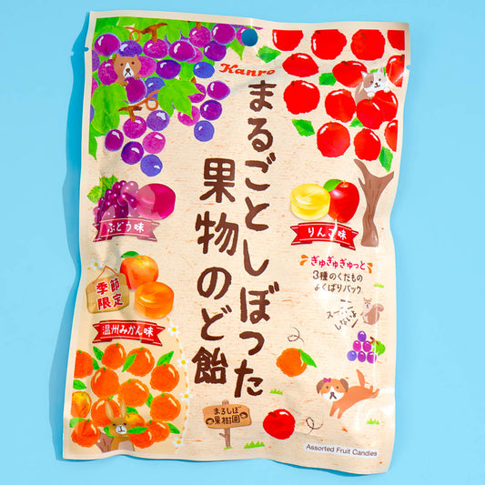 Kanro Whole Squeezed Throat Candy - Fruit Mix