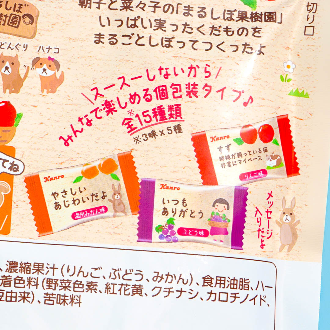 Kanro Whole Squeezed Throat Candy - Fruit Mix