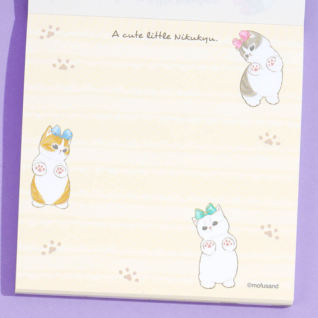 Mofusand Ribbon Kitty Memo Pad