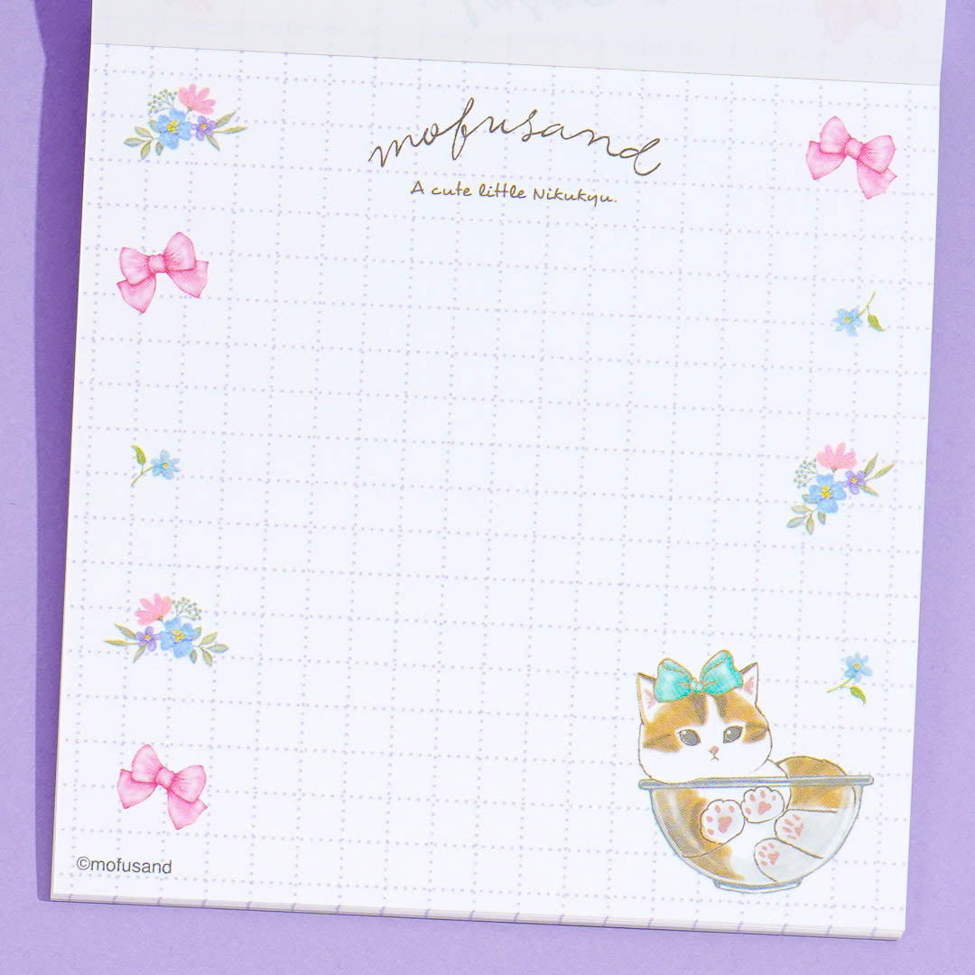 Mofusand Ribbon Kitty Memo Pad