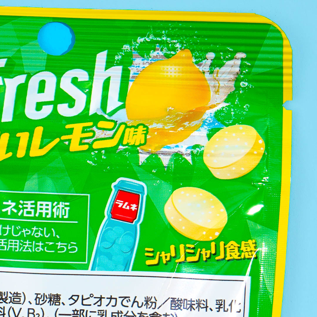 Morinaga Refresh Large Ramune Candy - Sour Lemon