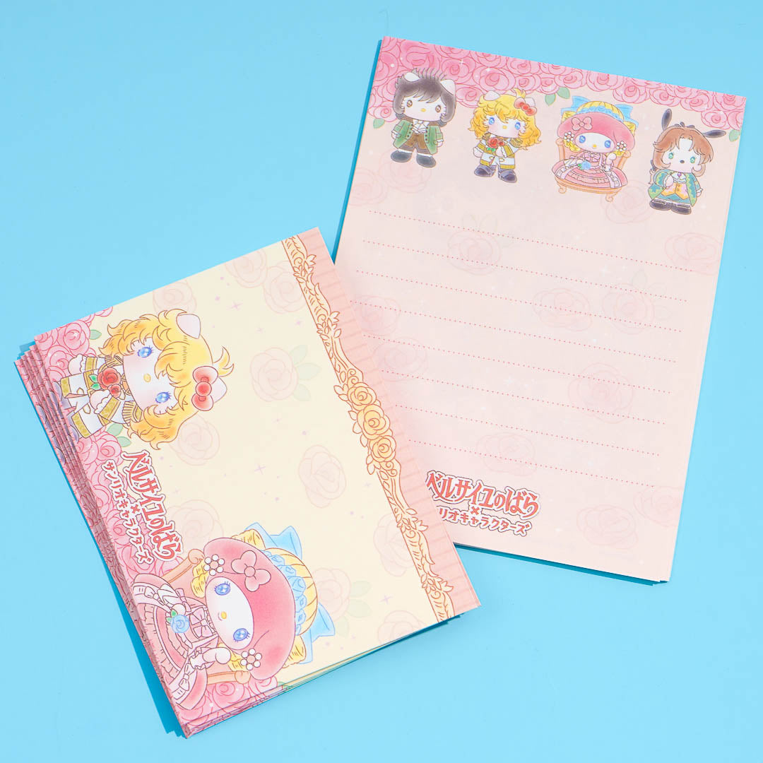 Sanrio Characters x The Rose of Versailles Mini Letter Set