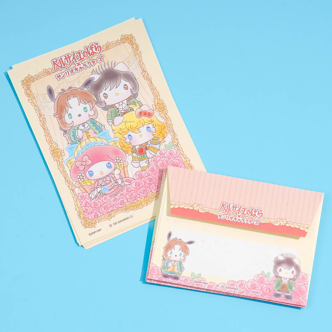 Sanrio Characters x The Rose of Versailles Mini Letter Set