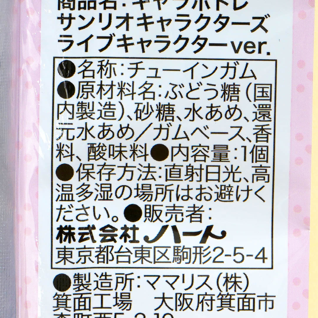Sanrio Characters Portrait Card With Gum