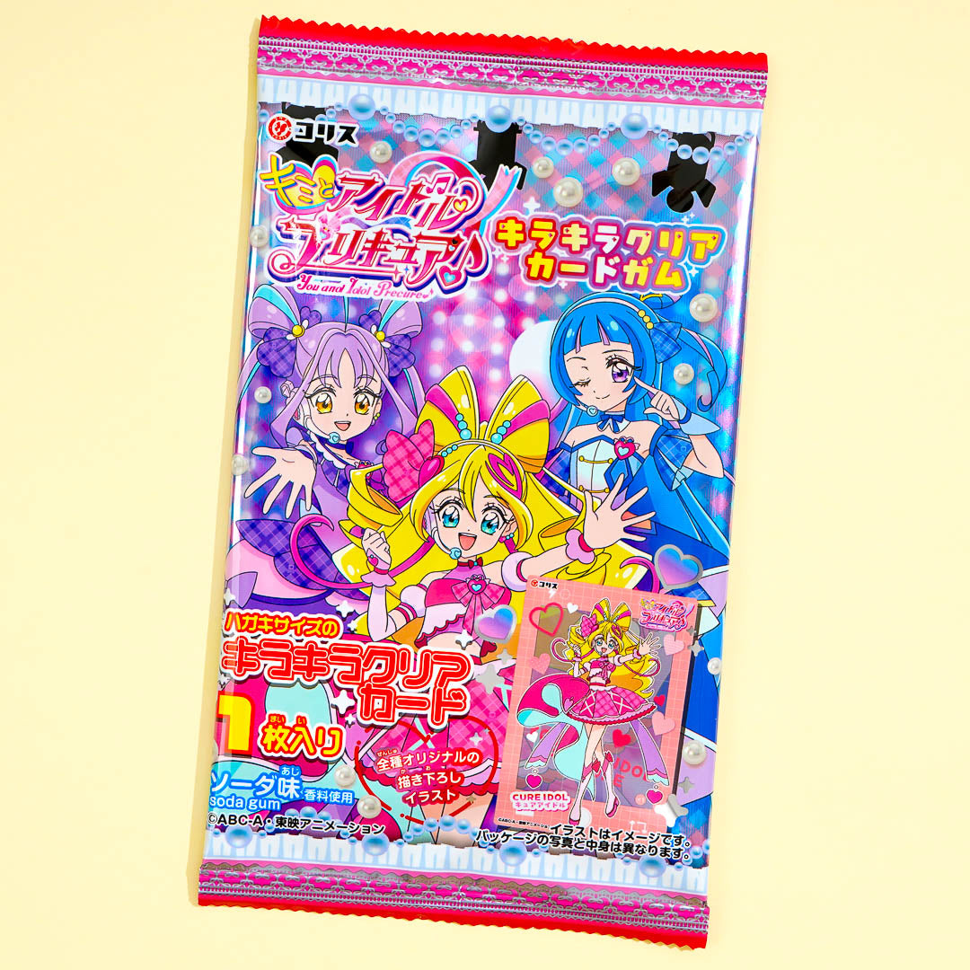 Kimi to Idol Pretty Cure Kirakira Card With Gum