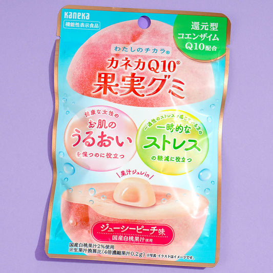 Kaneka Foods CoQ10 Fruit Gummy - Juicy Peach