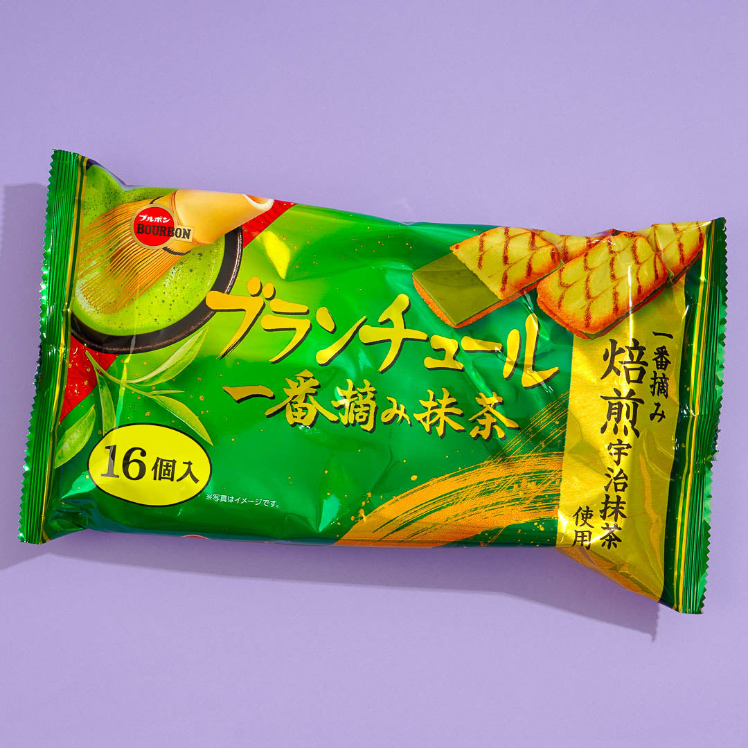 Bourbon Blanchul Langue De Chat Cookies - First Harvest Matcha
