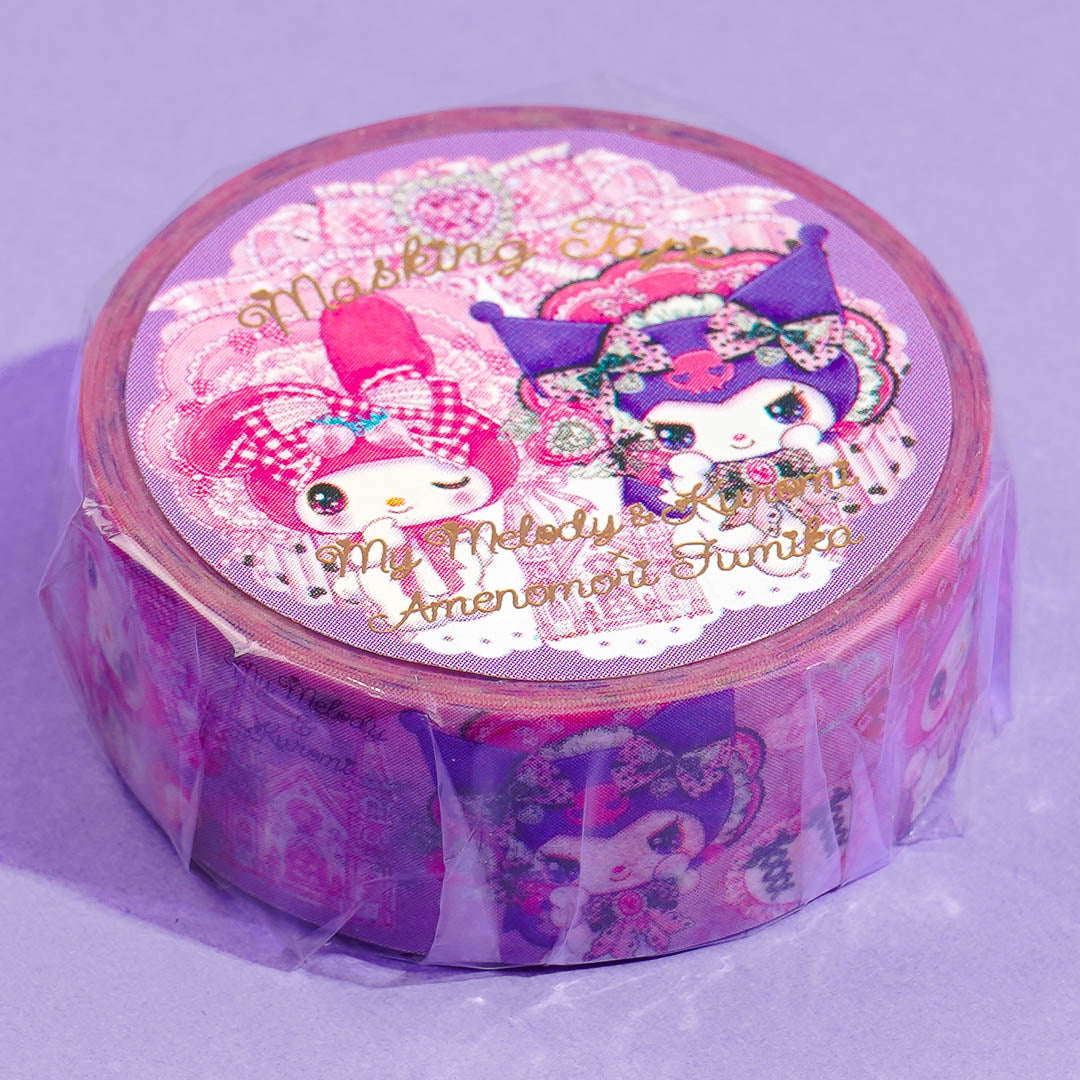 My Melody & Kuromi Amenomori Fumika Masking Tape