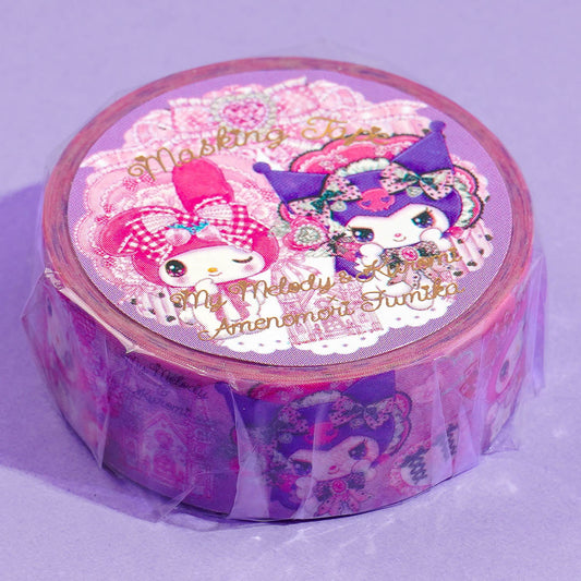 My Melody & Kuromi Amenomori Fumika Masking Tape